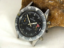 Vintage 17J Masculino CROTON*CHRONOMASTER AVIATOR SEA DIVER* Landeron 248 para Reparo comprar usado  Enviando para Brazil