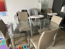 Glass dinner table for sale  STEVENAGE