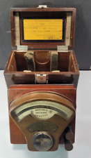 Antigo Weston Am Meter Modelo 1 Steampunk EUA Caixa de Madeira Original comprar usado  Enviando para Brazil