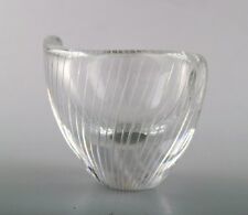 Käytetty, Tapio Wirkkala for Iittala. Finland 1960 s. Clear glass vase myynnissä  Leverans till Finland