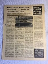 Citroen club 220cc for sale  ANDOVER