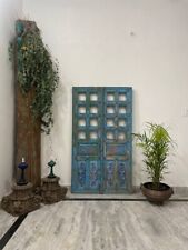 Puerta india tallada de colección, antigua puerta india, puerta de madera de teca madera segunda mano  Embacar hacia Argentina