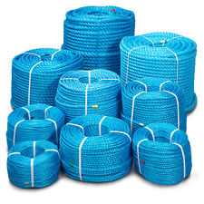 Blue polypropylene rope for sale  LEEDS