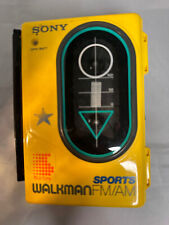 Rádio AM/FM Sony Sports Walkman WM-F45 e reprodutor de fita cassete (testado e funcionando) comprar usado  Enviando para Brazil