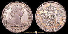 Carlos III. 2 Reales. (6,7 g.). Mexico. 1778. Ensayador F·F. MBC. Tono segunda mano  Carracedo (Santa Mariña)