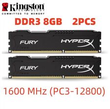 Usado, Memoria RAM de escritorio HyperX FURY DDR3 16 GB 2x 8 GB 1600 MHz PC3-12800 DIMM 240 pines  segunda mano  Embacar hacia Argentina