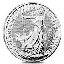 Britannia 1 oz Silber 2022 Großbritannien 1 oz 999 Silber Silbermünzen myynnissä  Leverans till Finland