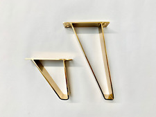 Gold triangular metal for sale  POOLE