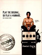 Anúncio impresso original Boss Metal Core M L-2 comprar usado  Enviando para Brazil
