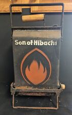 Parrilla plegable de hierro fundido vintage SON OF HIBACHI portátil resistente segunda mano  Embacar hacia Argentina