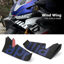 For Aprilia RS 660 Windshield Wing Fairing Front Aerodynamic Spoiler Winglet, used for sale  Shipping to South Africa
