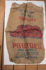 Potatoes burlap sack for sale  Hopkins