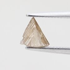Marron Naturel Desseré Diamant 0.29tcw Triangle Uncut, used for sale  Shipping to South Africa