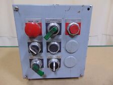Industrial Electrical Enclosure With Control Switches On Off Emergency Stop for sale  Shipping to South Africa