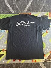 Camisa preta vintage BC banda de música guitarra rica anos 90 00 GG comprar usado  Enviando para Brazil