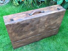 Large Vintage Wooden Carpenters Tool Box / Storage Case - size 83x54x17 cm for sale  WOLVERHAMPTON