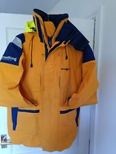 Henri Lloyd breathing with Gore-tex Ocean Sailing Jacket Yellow Large for sale  BARNET