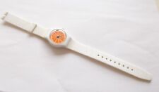 Vintage Tropicana swatch Vitamin Boost relógio laranja funcionando - alça precisa de atenção comprar usado  Enviando para Brazil