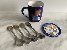 Blue Tetley Tea Cadburys Time Out Mug With A Coaster And 4 Teaspoons see photos for sale  NOTTINGHAM