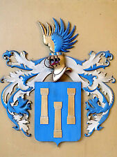 Großes wappen holz gebraucht kaufen  Dessau-Roßlau