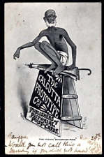 Usado, Cartão postal anúncio Índia - Calcutta Phototype Co 1906 Sandwich Man comprar usado  Enviando para Brazil