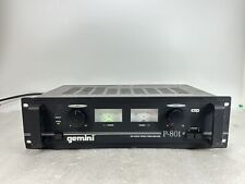 Usado, Amplificador de potencia profesional Gemini P-801 ~ 2 canales ~ 125 WPC en 8 ohmios segunda mano  Embacar hacia Argentina