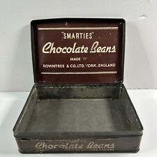 Used, Rowntree Smarties Chocolate Beans Tin Box Shop Display Rare Vintage for sale  Shipping to South Africa
