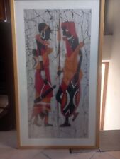 Batik.framed africano art usato  Trevignano Romano