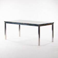 2011 Green 6x3ft Granite Meeting Dining Conference Tables Stainless Steel Base, used for sale  Shipping to South Africa