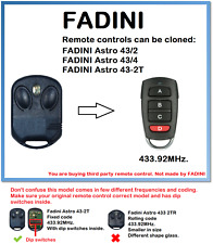 Fadini astro remote for sale  THETFORD