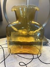 amber pitcher water glass for sale  Warren