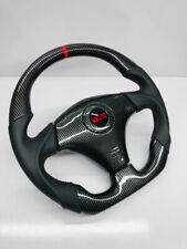 TOYOTA MR-2, CELICA, Supra TRD Flat Bottom Hydro Dip Carbon Fiber Steering Wheel for sale  Shipping to South Africa