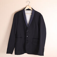 Blazer Extremamente RARO Diesel AMOSTRA 2008 colarinho xale azul meia-noite tamanho grande comprar usado  Enviando para Brazil