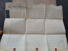 1790 antique manuscript for sale  SKEGNESS