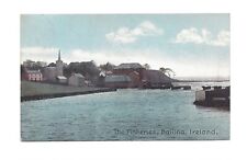 Usado, Postal vintage de The Fisheries, Ballina, Irlanda. pmk Havant 1913 segunda mano  Embacar hacia Argentina