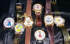 Lote de relógios vintage desenhos animados antigos da Disney! Pateta Mickey Tweety Dr Seuss Roger Rabbit comprar usado  Enviando para Brazil