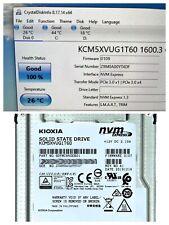 Kioxia 1.6TB U.2 NVMe SSD Toshiba KCM5XVUG1T60, Excelente 100% Buen Salud segunda mano  Embacar hacia Argentina
