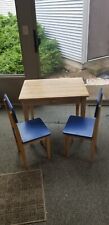wood chairs kids table 2 for sale  Seville