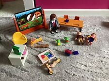 Playmobil children classroom teacher accessories desk chairs satchels blackboard for sale  Shipping to South Africa