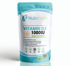 Vitamin 1000iu 180 for sale  WALSALL