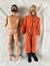 Vtg 1964 GI Joe Blonde Flocked Fuzzy Hair Beard Scar And Talking Action Figure for sale  Shipping to South Africa
