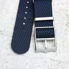 BLUE PREMIUM NYLON FABRIC WOVEN MILITARY G10 ZULU WATCH STRAP BAND TUDOR 20mm for sale  Shipping to South Africa