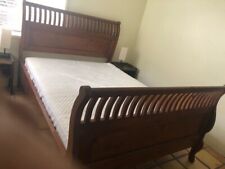 king sleigh bed frame cherry for sale  Los Angeles