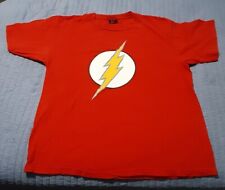 Camiseta vintage con logotipo de The Flash para hombre XL DC Comics de punta única roja segunda mano  Embacar hacia Argentina