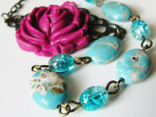 Flower necklace turquoise for sale  Orangevale