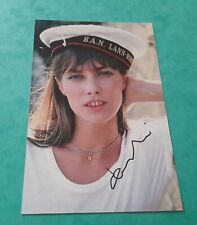 Autographe jane birkin d'occasion  Bezons