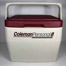 Used, Coleman Personal 8 Cooler - Model 5272 - Maroon - Top Locking Lid - Vintage for sale  Shipping to South Africa