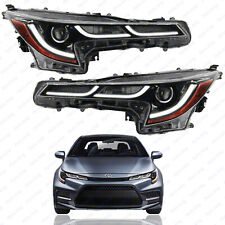 Usado, Para 2020 2021 Toyota Corolla SE XLE XSE faróis lâmpadas LED esquerda direita par 2 peças comprar usado  Enviando para Brazil