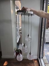 Pendant glass chandelier for sale  DONCASTER