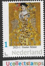 Holanda 2021-1 Pintura Gustav Klimt pintura sem marca de charneira u, usado comprar usado  Enviando para Brazil